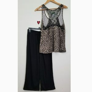Large Leopard Print Sleep Wear
